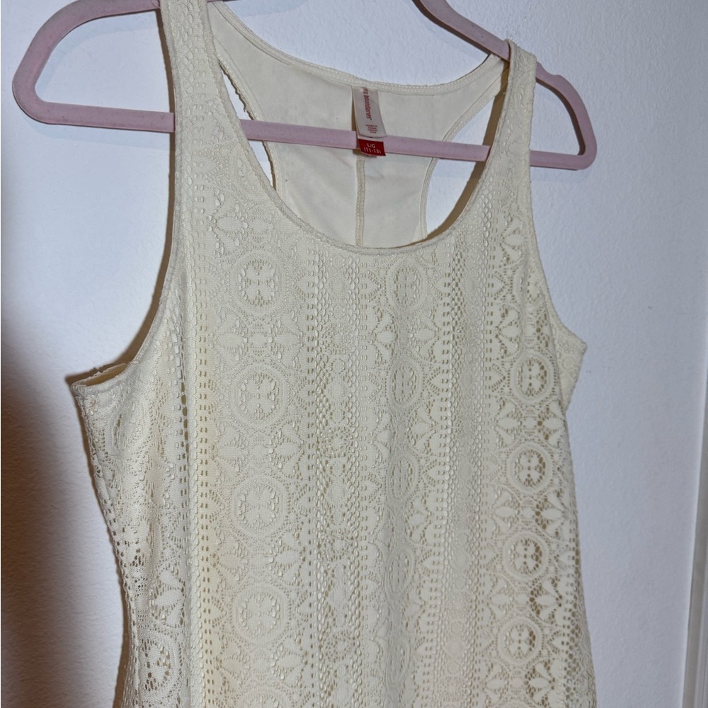 No Boundaries Cream Lace Maxi Dress - Picture 2 of 9